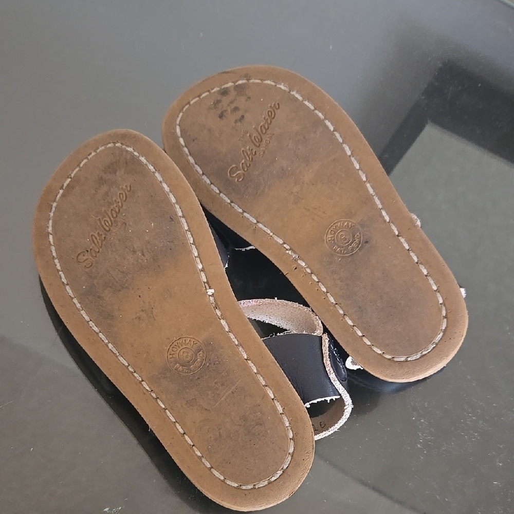 Kids Navy Sandals - Picture 4 of 5